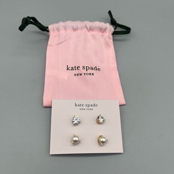 Kate Spade New York Rise And‎ Shine Earrings 2-Stud Set New - Picture 1 of 6